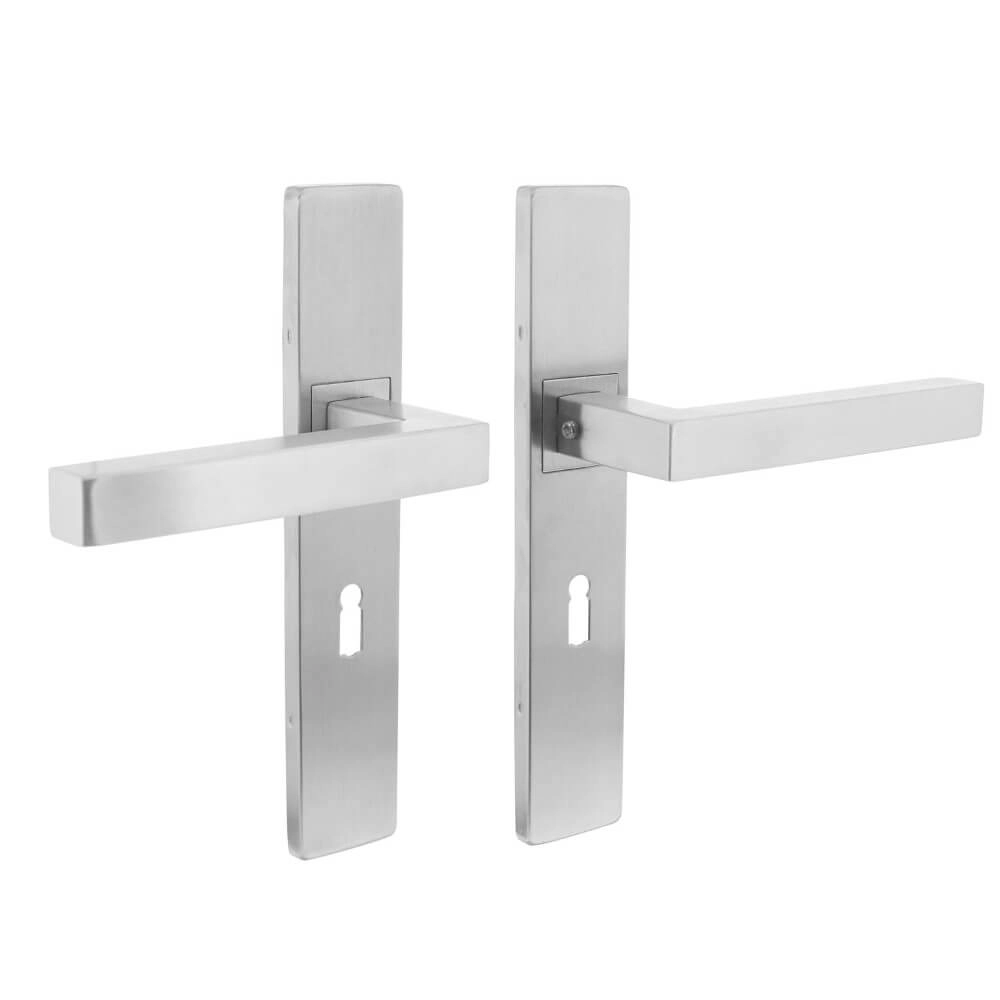Türklinke Vierkant Schlüsselloch 56mm Edelstahl Intersteel 8714186187043