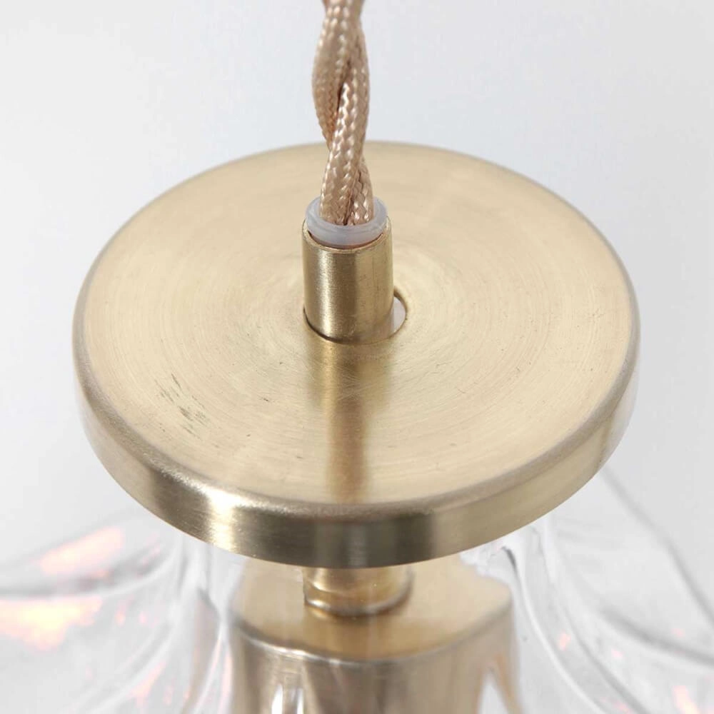 Klassische Hängelampe Grazioglass Ø 10cm Steinhauer 8712746166347