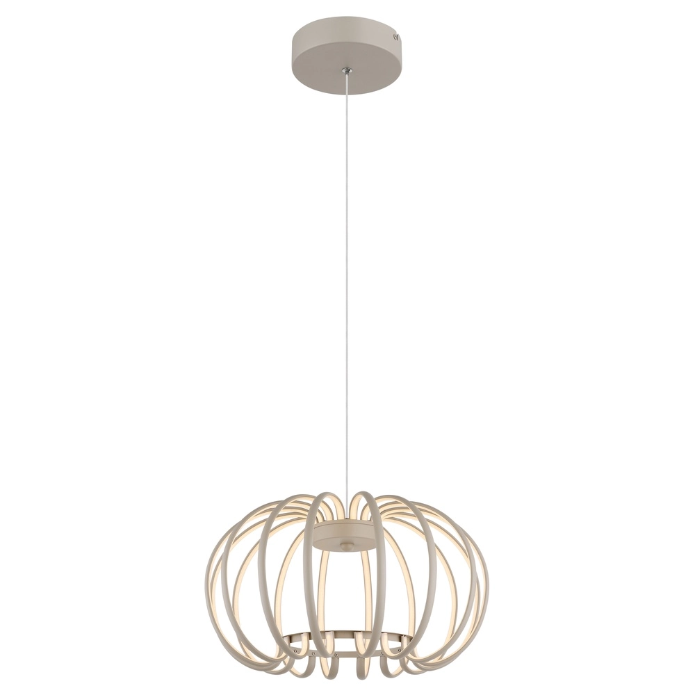 Pendelleuchte Ribbon sandbraun Globo 9007371578306