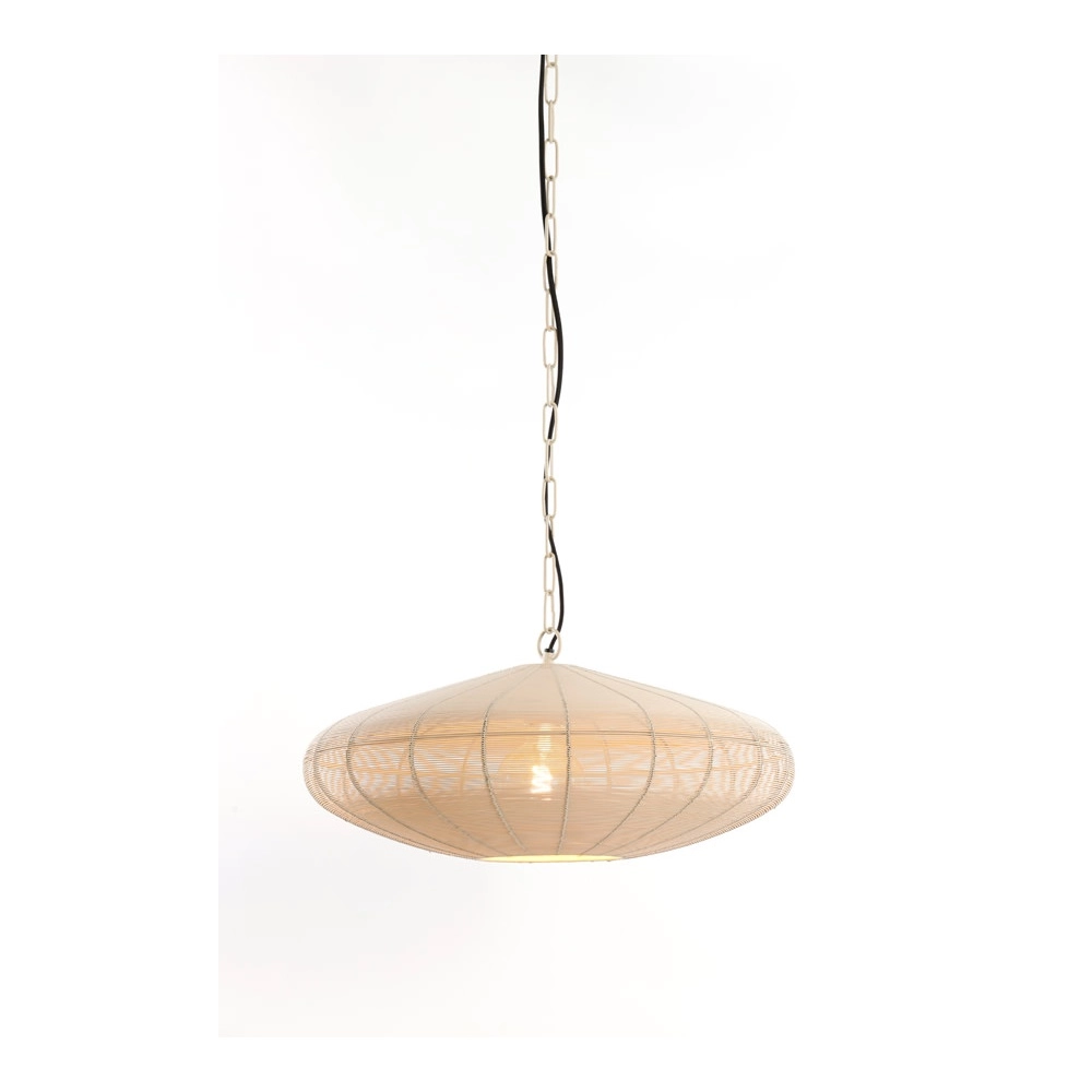 Pendellampe Bahoto weiße Ø 51cm Light & Living 8717807705268