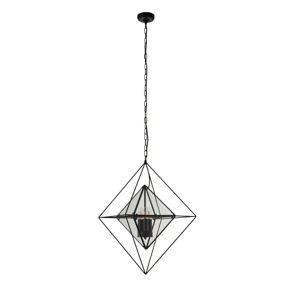 Schwarze Hängelampe Diamond Searchlight 5053423159416