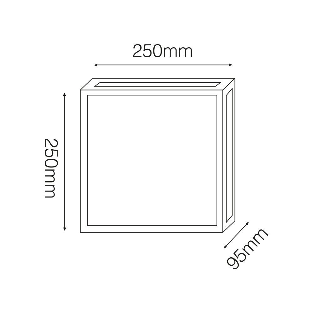 Wandlampe Block KS 8714732685900