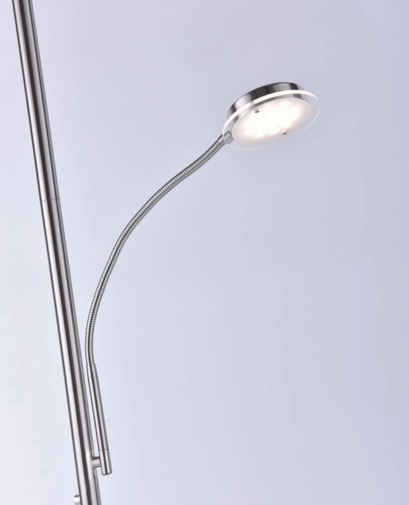 Leselampe Hans Round grau Just Light 4043689946852