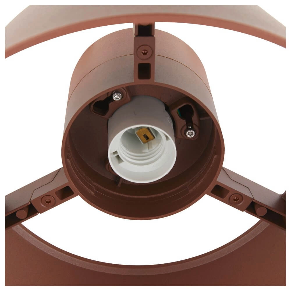 Veranda-Deckenlampe Photoni rostbraun - Ø 25cm SLV 4024163280990