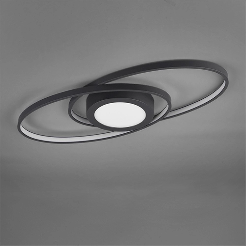 Deckenleuchte Galaxy Schwarz Trio 4017807446210
