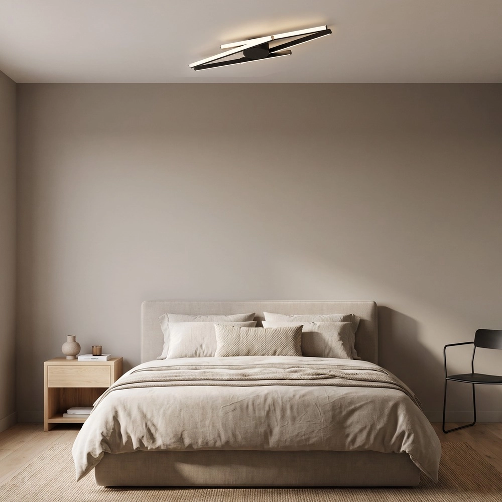 Design-Deckenlampe Pradilla Schwarz Eglo 9008606391479