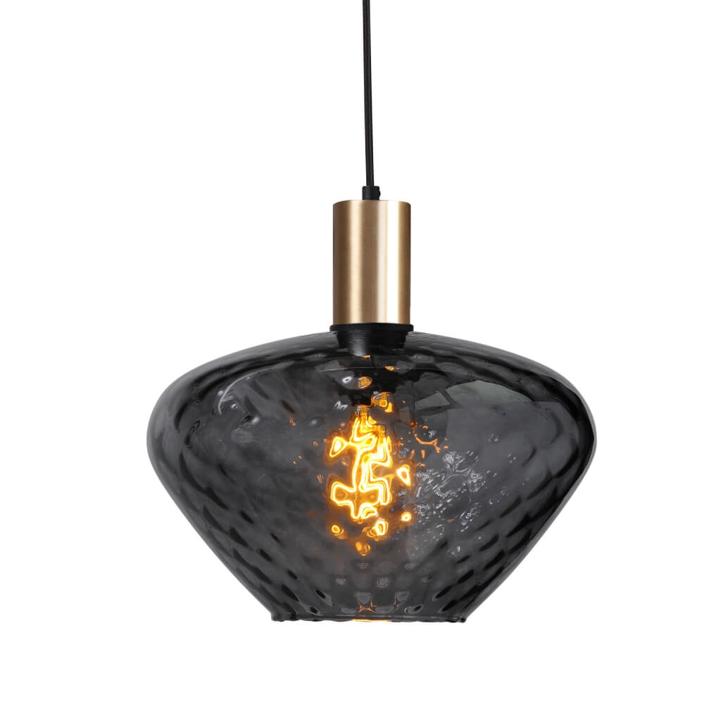 3-flammige Hängelampe - Gold - Porto mit verschiedenen Gläsern Masterlight 8718121270067