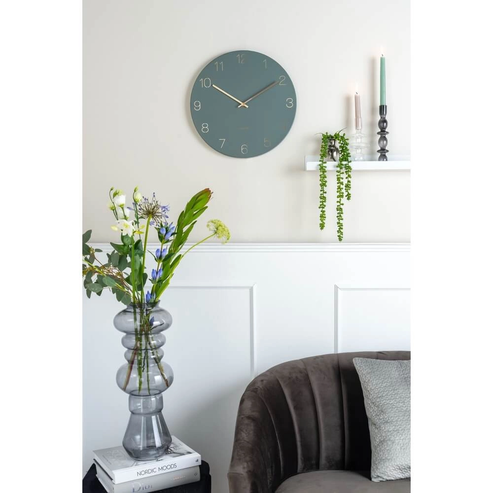 Wanduhr Charm grün - Ø 40cm Karlsson 8714302692024