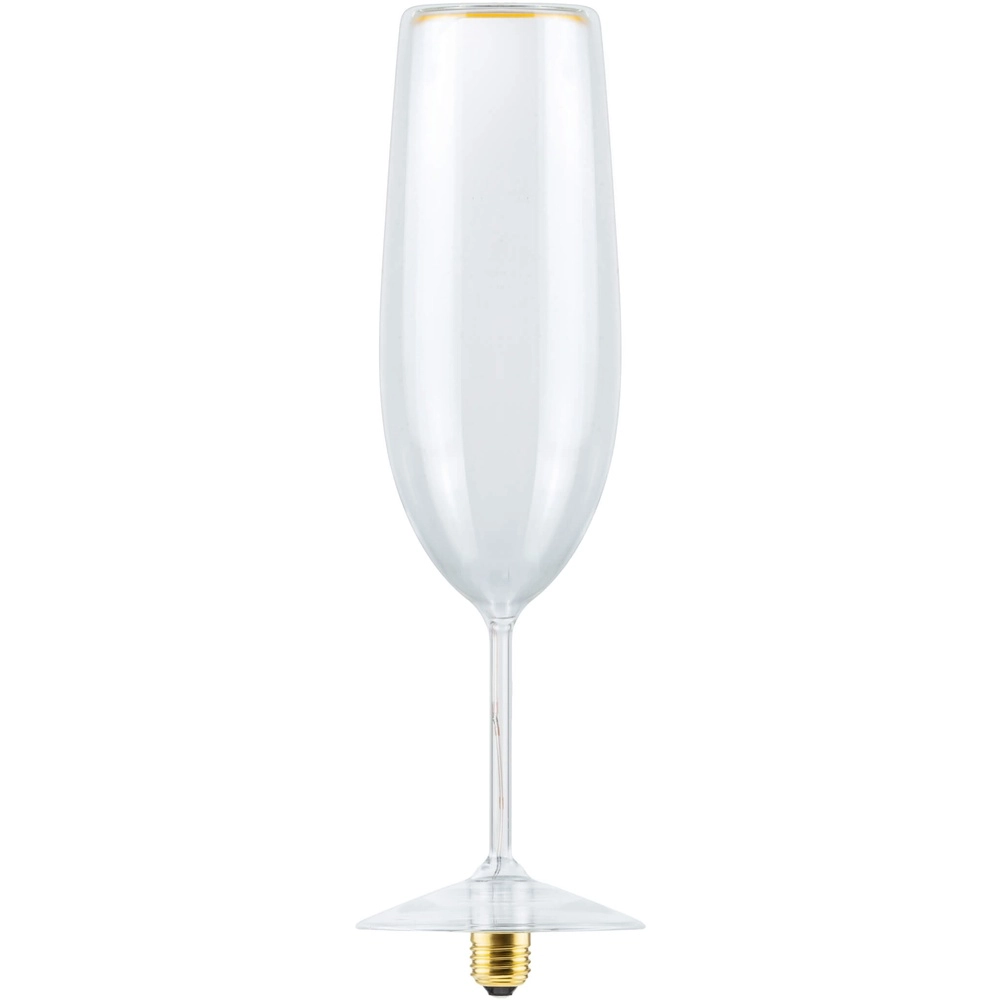 Lichtquelle aus Champagnerglas Floating klar - 4W - E27 - 400lm - 2200K - Ø 8cm Segula 4260751134614