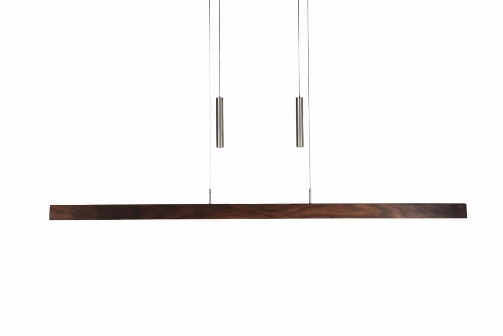 Hängelampe Leonora 121 cm - Walnuss geölt HerzBlut 4021273026197