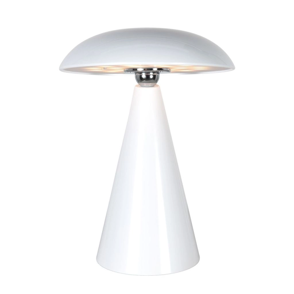 Wiederaufladbare Tischlampe Mush Weiß Steinhauer 8712746188790