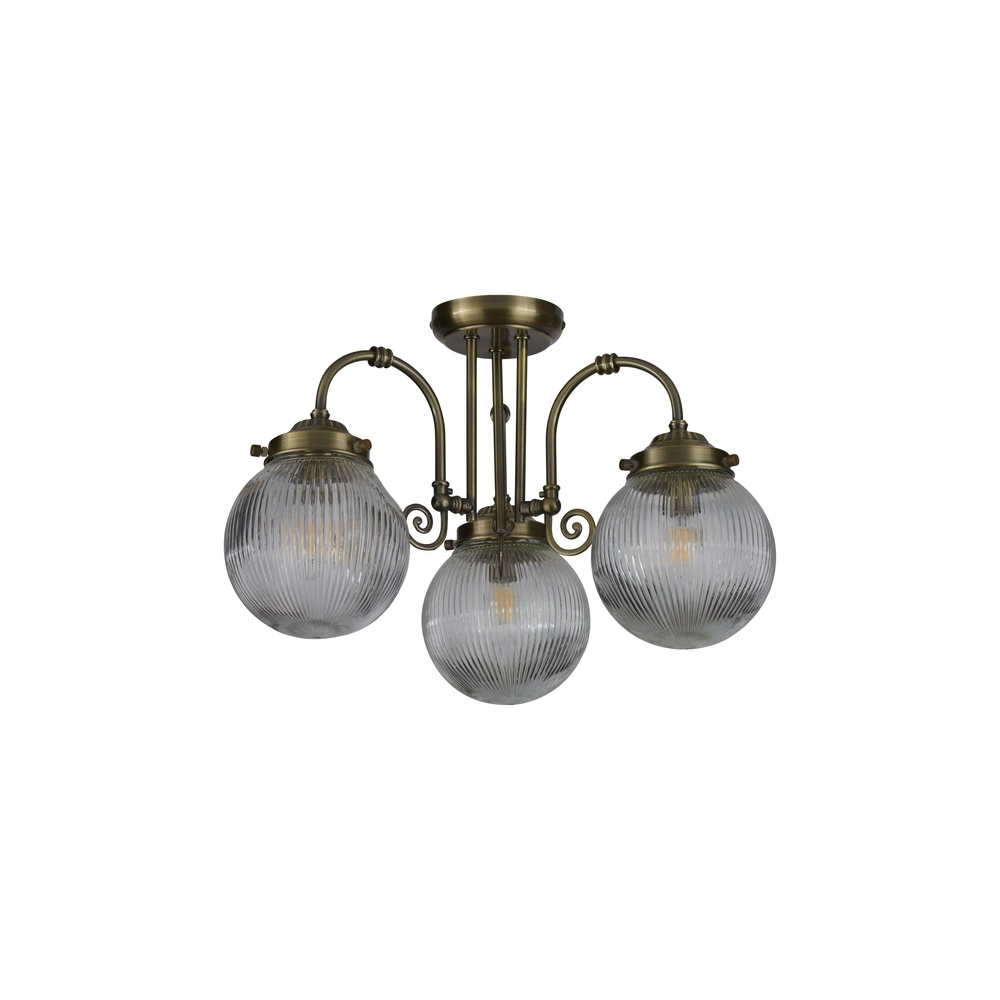 Klassische Wandleuchte Belvue Antikes Messing Searchlight 5053423299242