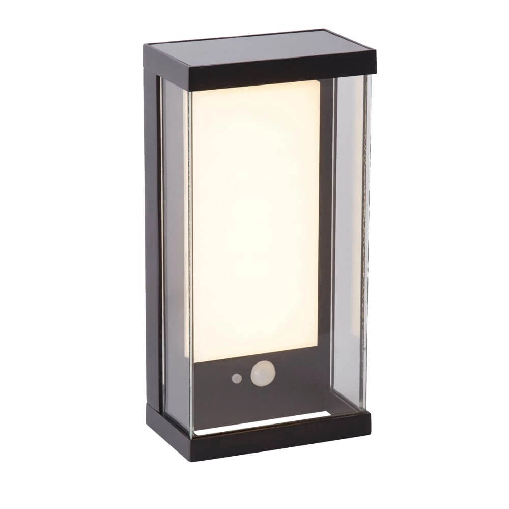 Rechteckige Wandleuchte Solar Schwarz Searchlight 5053423241562