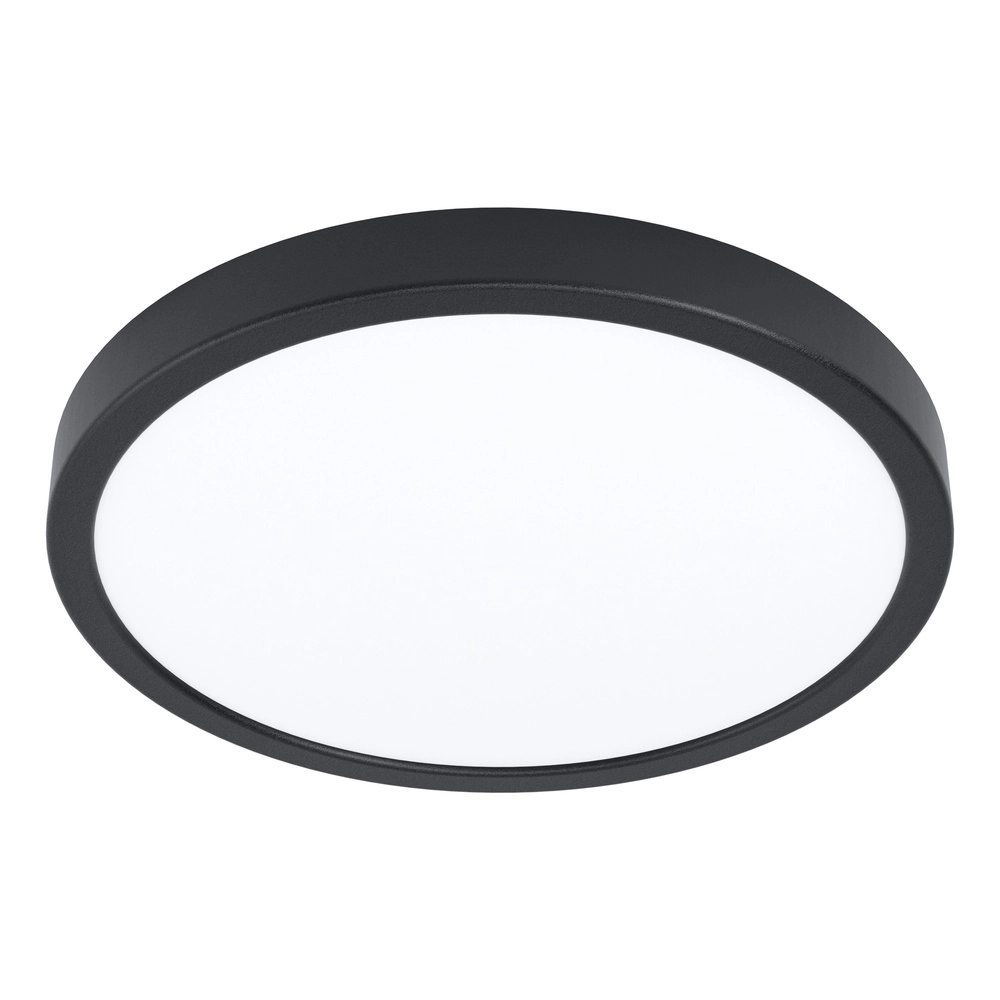 Zigbee-Deckenlampe Fueva 6-Z rund - schwarz - Ø 40 cm