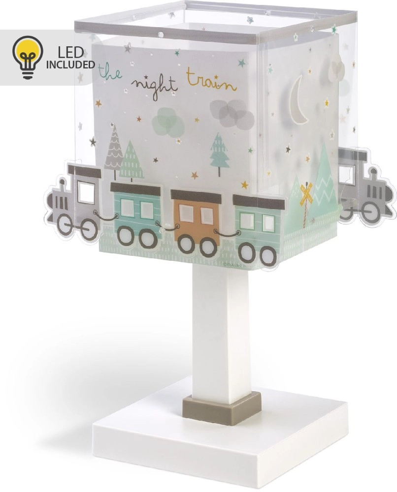 Tischlampe Night Train Graues Leuchten im Dunkeln Dalber 8420406002507