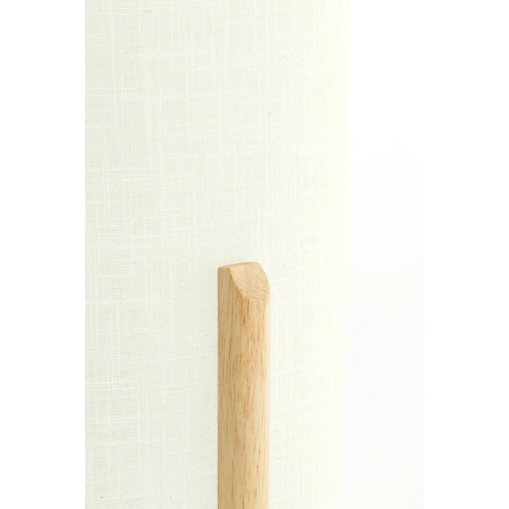 Tischlampe Litto Ø 35cm – Holzlook mit Naturleinen Light & Living 8717807792725