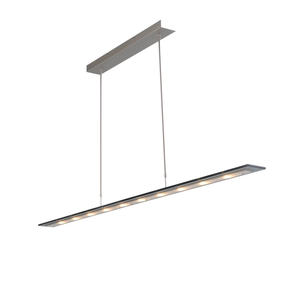 Esszimmerlampe Vigo 170 cm Nickel mit schwarz Masterlight 8718121182407