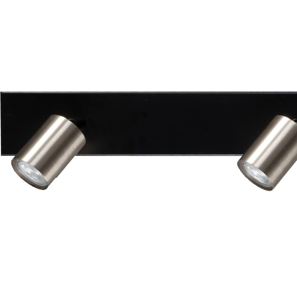 Schwarze Deckenlampe Bounce mit 5 Nickelflecken Masterlight 8718121213873