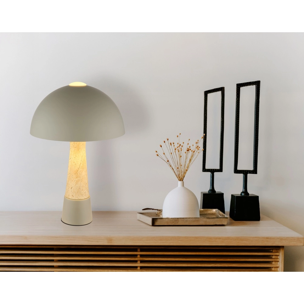 Einzigartige Tischlampe Paulin Grau Globo 9007371572694