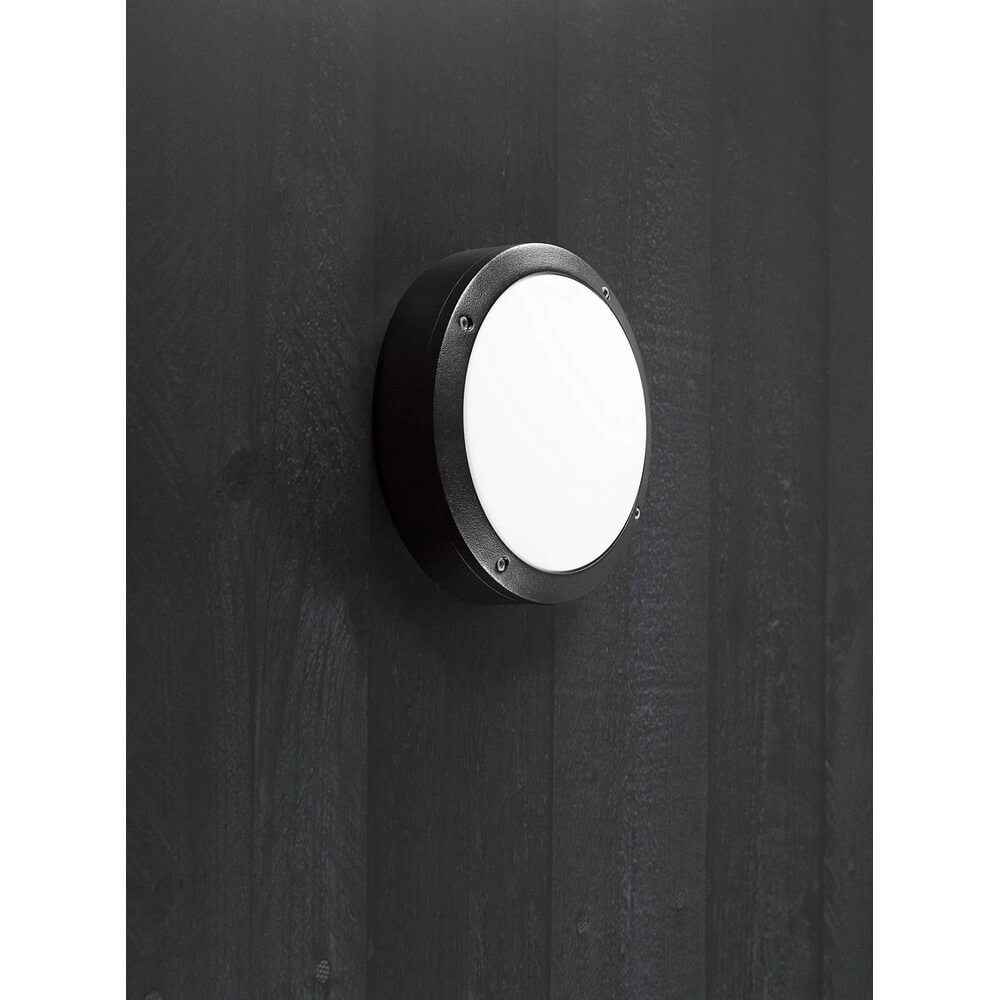 Schwarze Deckenleuchte Desi Ø 22,5cm Nordlux 5701581250888