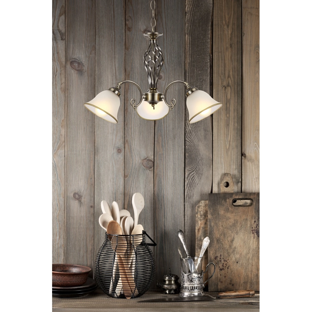 Klassische Pendellampe Odin 3-Licht Globo 9007371306695