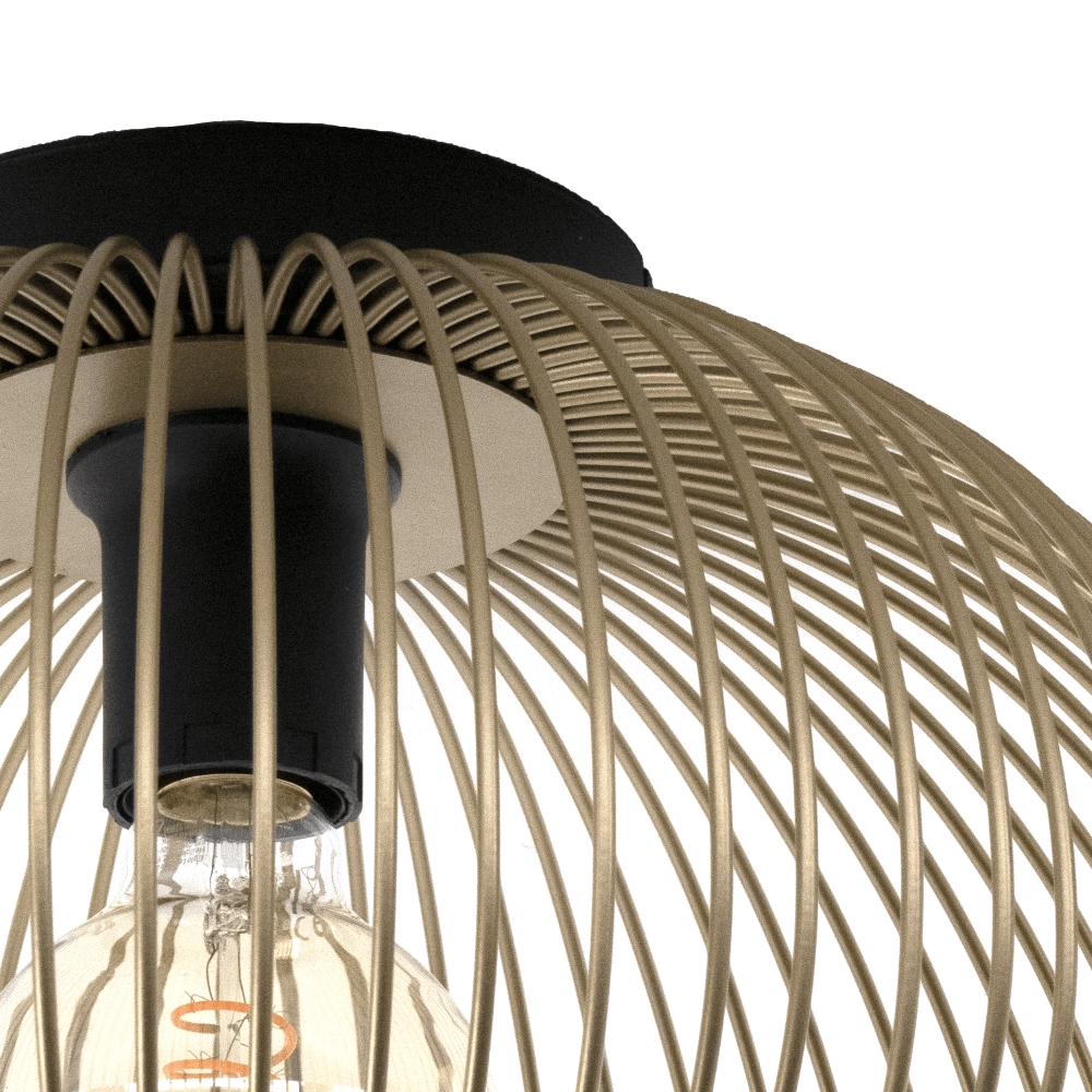 Goldene Deckenlampe Venezuela Ø 38,5cm Eglo 9008606242771