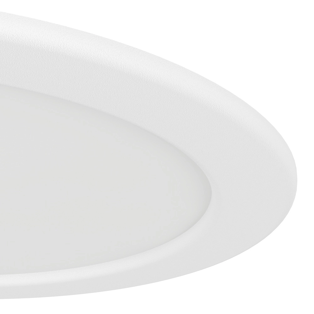IP44-Einbaulampe Fueva 6 rund – weiß – Ø 11,9 cm Eglo 9008606330942