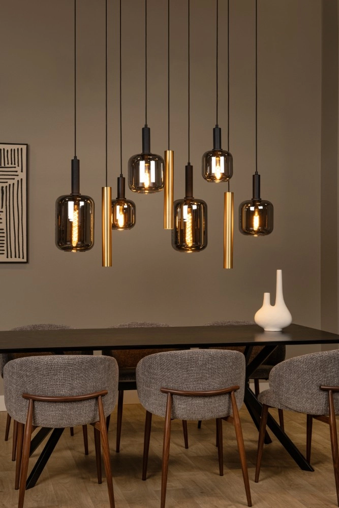 Pendellampe Joanet 6-Licht Gold Lucide 5411212452931