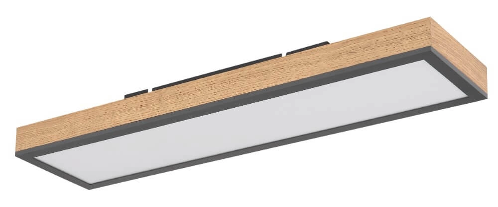 LED-Deckenleuchte aus Holz Doro 60x15cm Globo 9007371417780
