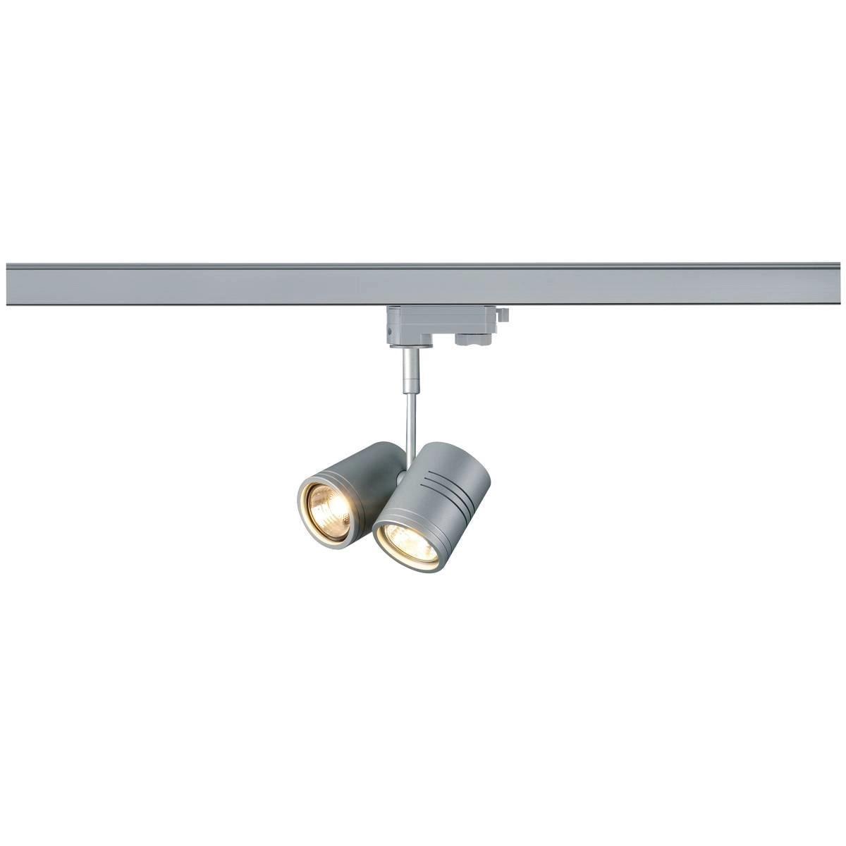 Schienenspot doppelt Bima 2 3-phasig grau SLV 4024163092135