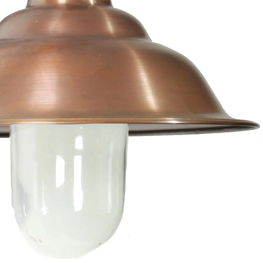 Nostalgische Außenlampe Chateau mit Kupferkappe - schwarz KS 8714732125604