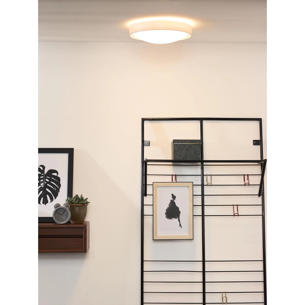 Deckenlicht Lex Ø 33 cm weiß Lucide 5411212082329