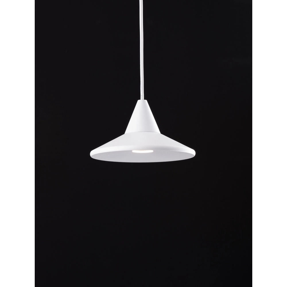 Pendelleuchte Dro schlankes Design weiß