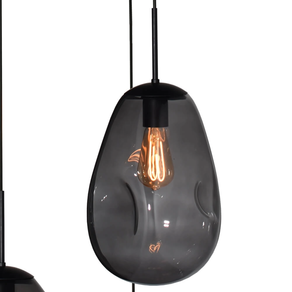 Vide-Hängelampe Lava 5x Rauchglas Masterlight 8718121286549