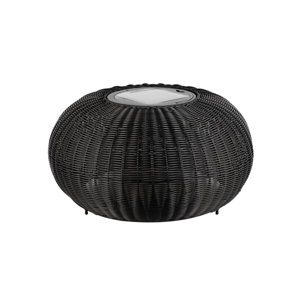 Niedrige Stehleuchte Adegan Flat Solar Solar Schwarz SLV 4024163296625