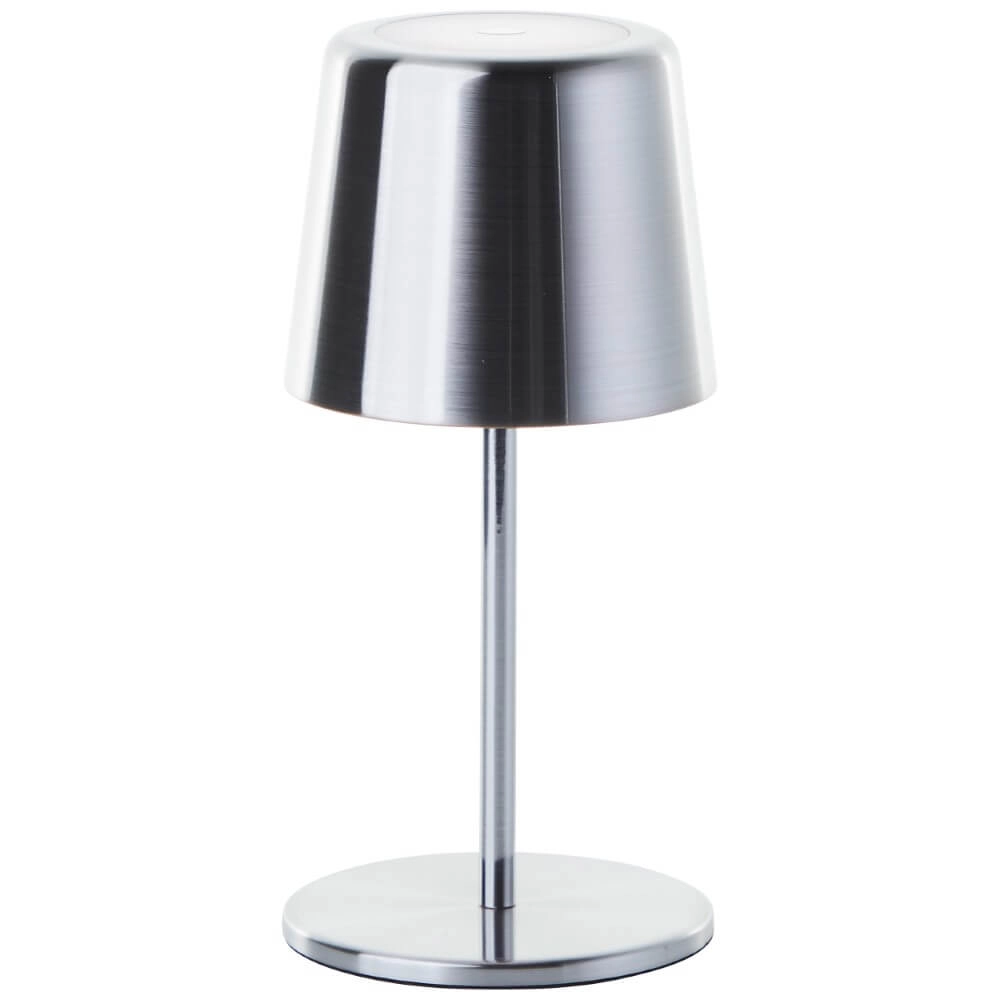 Wiederaufladbare Tischlampe Xaana Nickel Brilliant 4004353441462