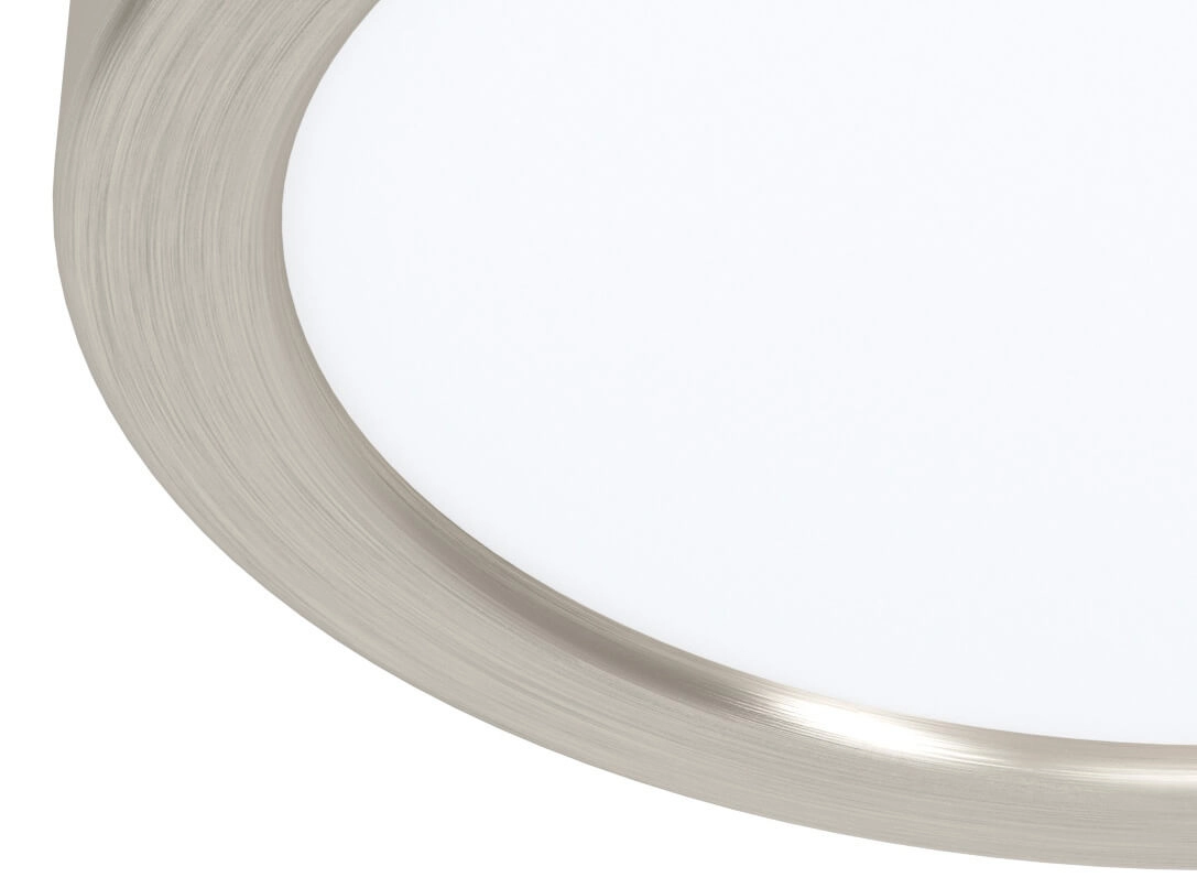 LED-Deckenlampe Fueva 5 10W - 4000k - Ø16cm Nickel Eglo 9002759992286