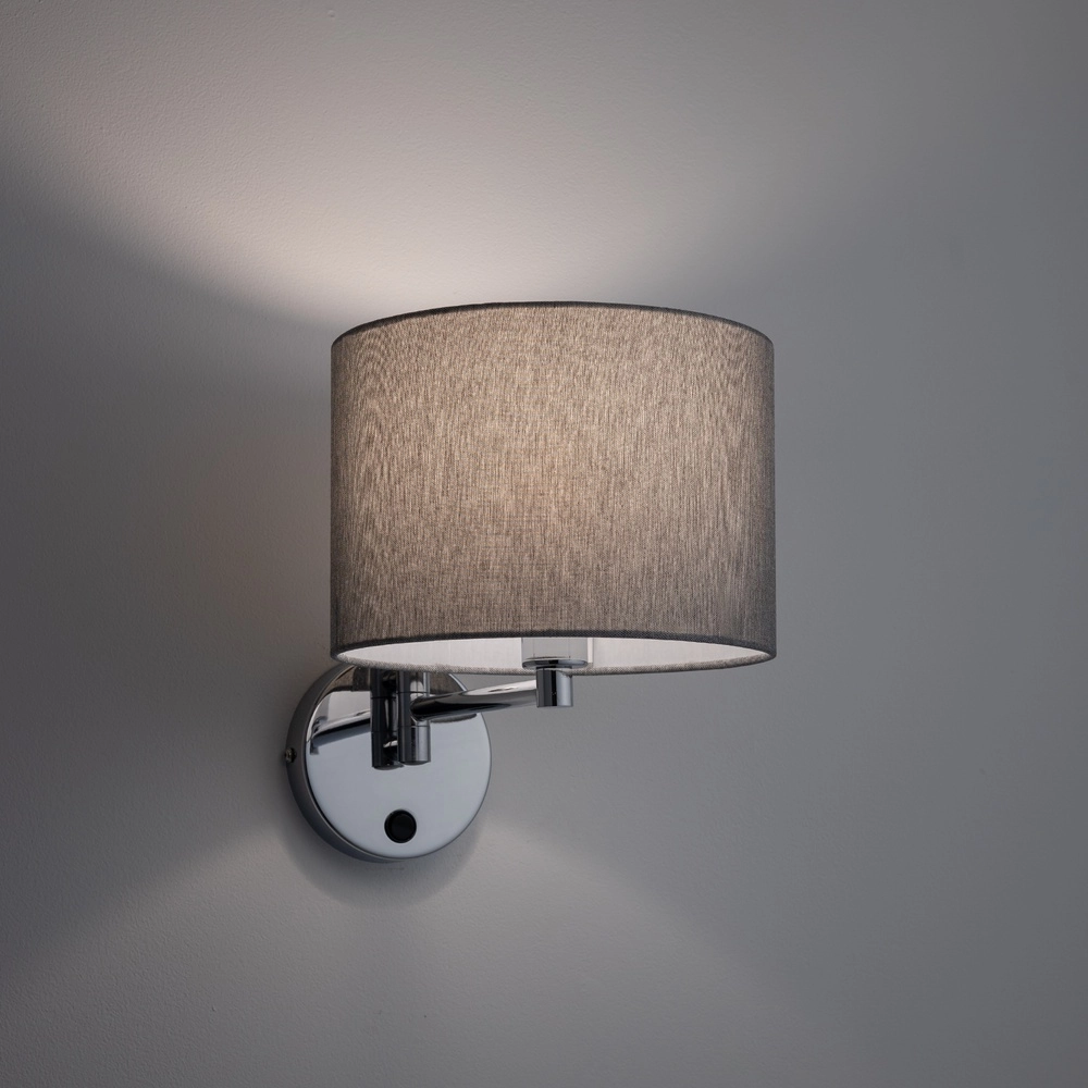 Wandlampe Hotel Mood Ø 24 cm grau Lyora 5903139117883
