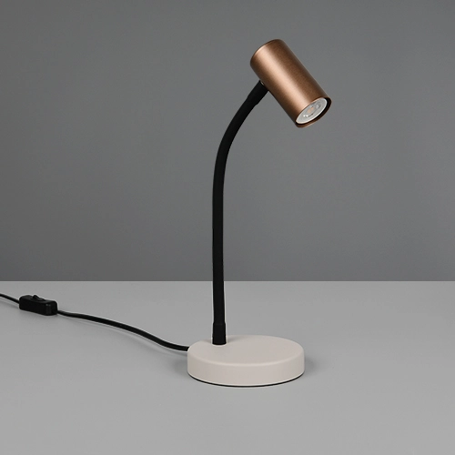 Tischlampe Taryn Design Mocha Brown Trio 4017807685732