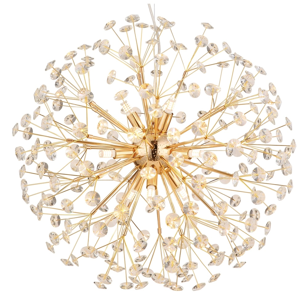Pendellampe Katrina gold Ø 60cm Globo 9007371481309