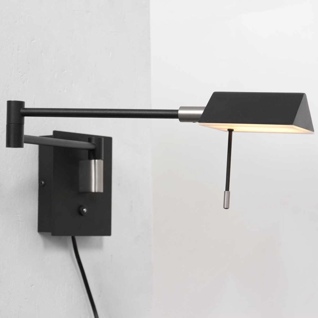 Wandleselampe Retina Schwarz Steinhauer 8712746165104