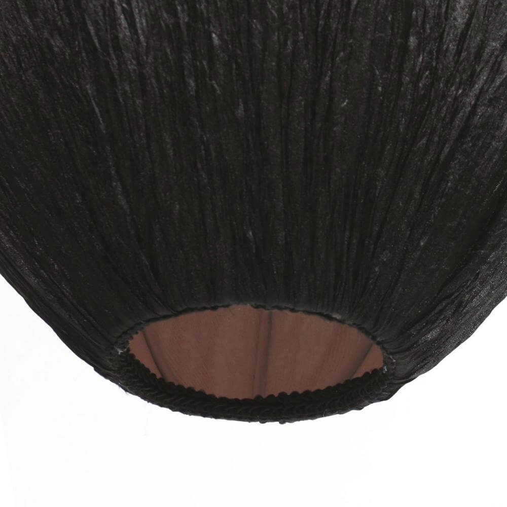Pendelleuchte HaloSwap mit schwarzem Stoffschirm Ø 25cm Steinhauer 8712746179781