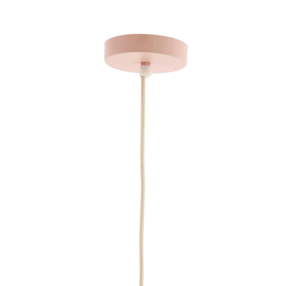 Stoff-Pendellampe Cesano Ø 50cm – hellrosa Light & Living 8717807779283