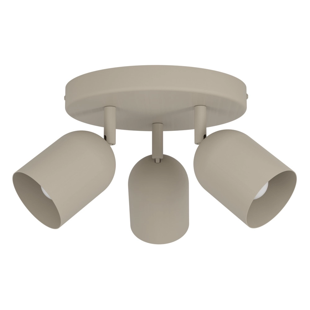 Design-Deckenstrahler Tilston 3-hell sandbraun