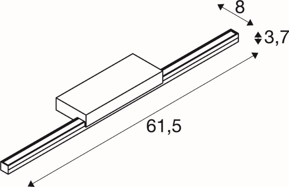 LED-Spiegelbeleuchtung Glenos II Silber SLV 4024163236607
