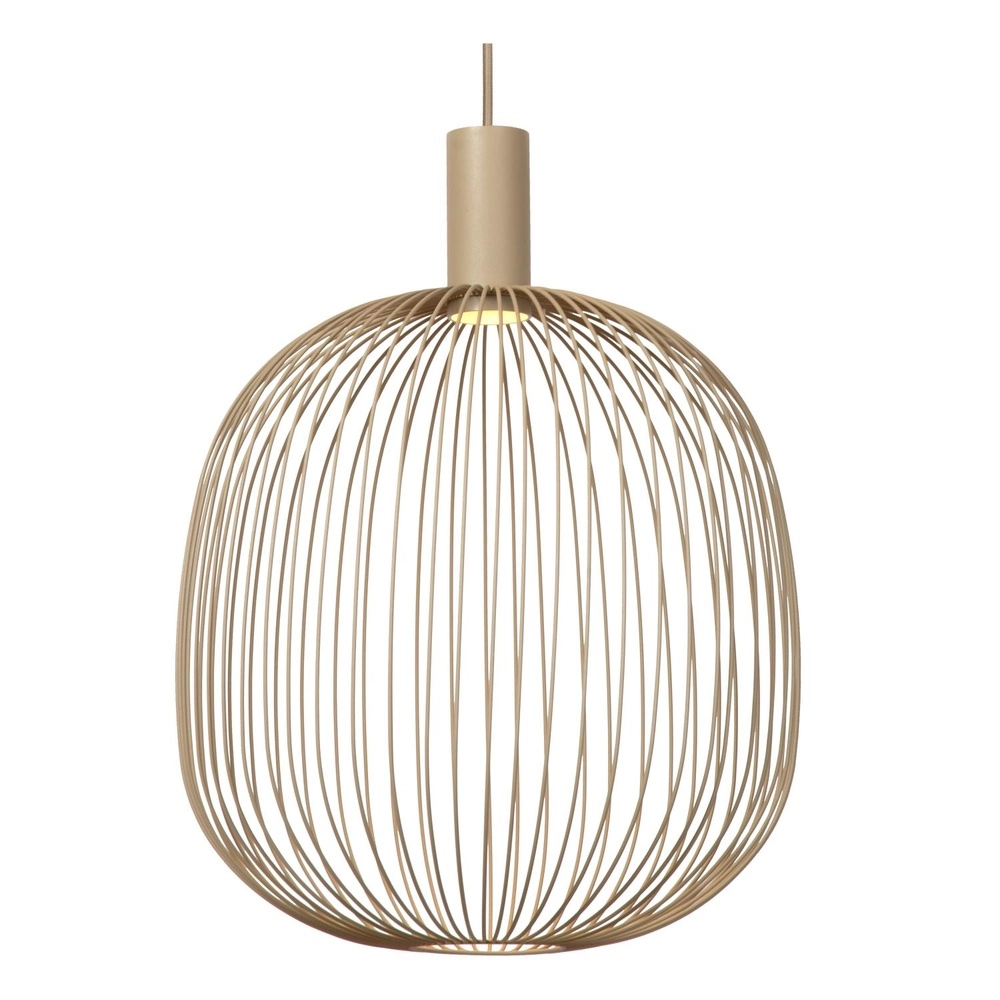 Pendellampe Ø 40 cm Esterel sandbrauner Mini GU10 Lucide 5411212212320
