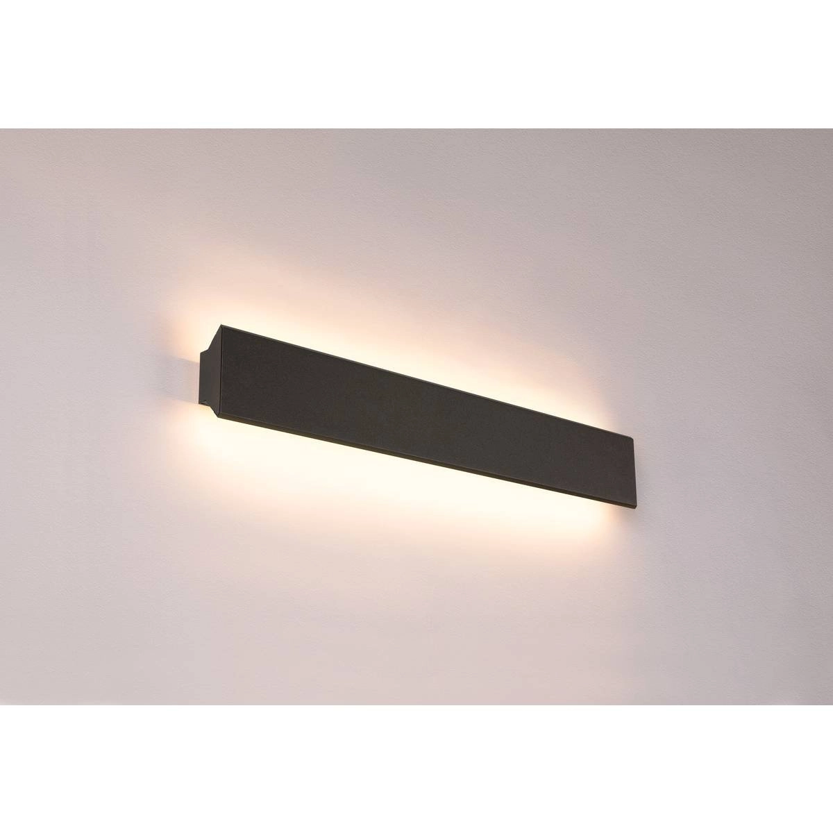 Längliche Wandleuchte Direto 60cm schwarz SLV 4024163248907