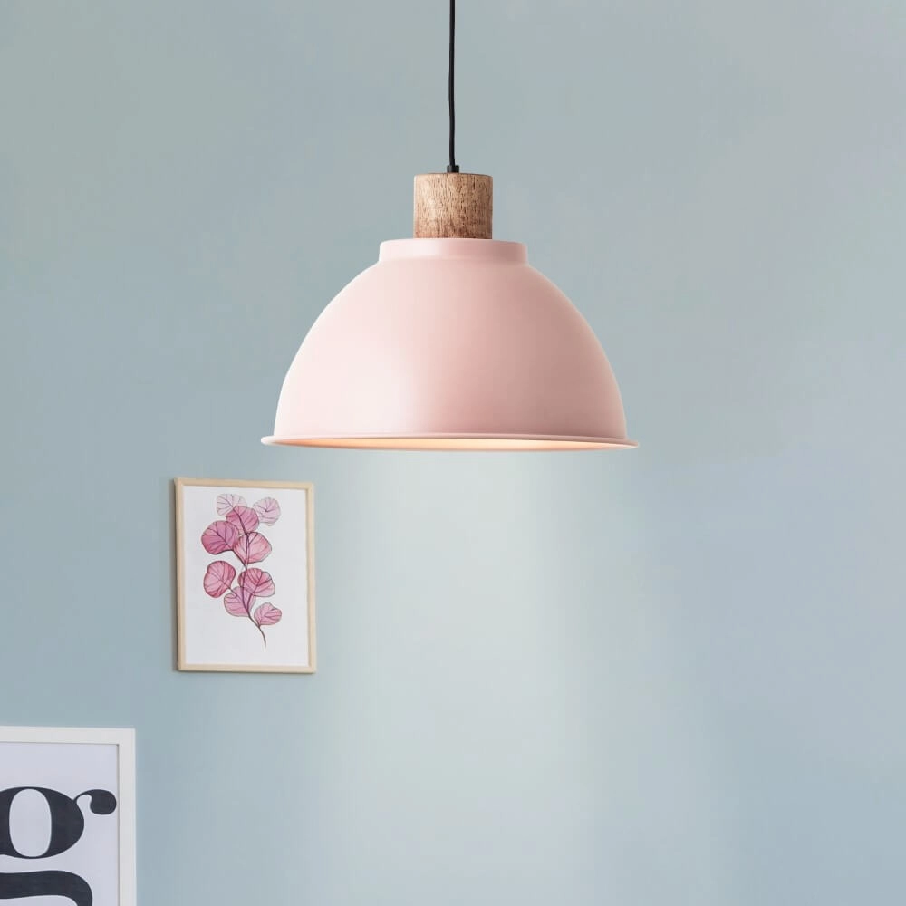 Hängelampe Erena Ø 38cm rosa Brilliant 4004353413032