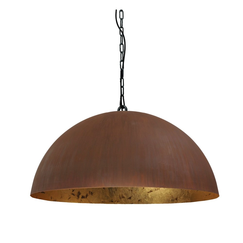 Harte Pendelleuchte Rost Industria Gold 80 Masterlight 8718121120201