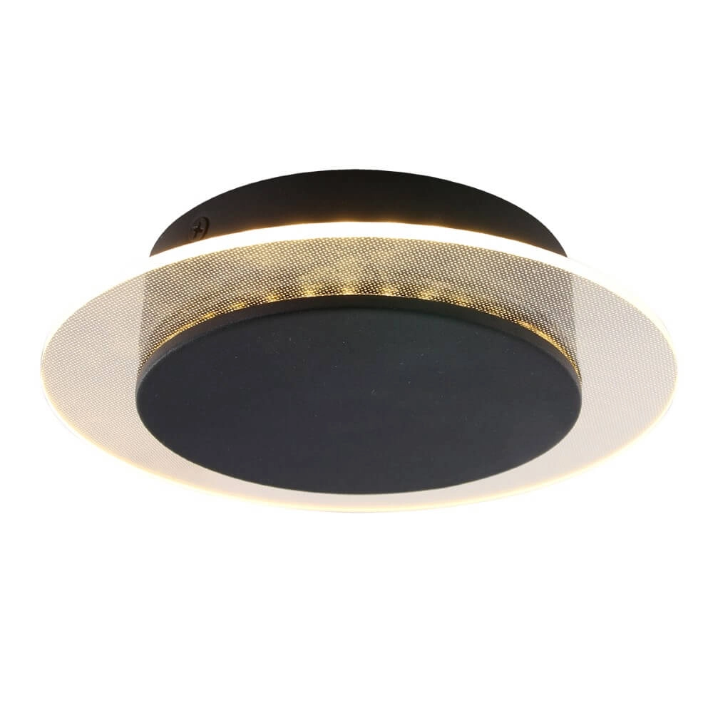 Verstellbare Deckenleuchte Lido 17cm schwarz Steinhauer 8712746131970